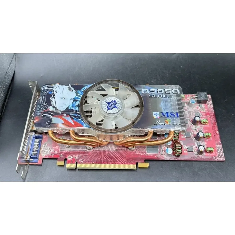MSI Radeon HD 3850 PCI-E ATI RX3850-T2D512E-OC 512MB GDDR3 OC Graphics Card C25